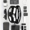1pcs Waterproof Digital Accessories Organizer Bag Hard Case for Power Bank USB Earphones Cables Dust Protection