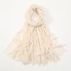 Large Size Cotton Feeling Scarf Women Plain Foulard Femme Luxury Hijab Long Bandana Evening Party Dress Shawls and Wraps