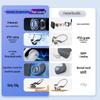 black air conduction ear-hook
