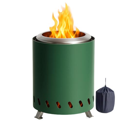Portable Charcoal Stove Mini Smokeless Tabletop Fires Pit Low Smoke