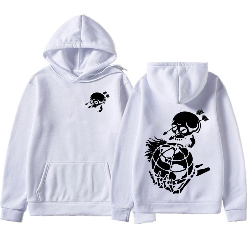 Forward Observations Group Hoodie Punk Skeleton Hoodies Gothic Clothes Men Women Fashion Graphic Loose Hooded Pullovers