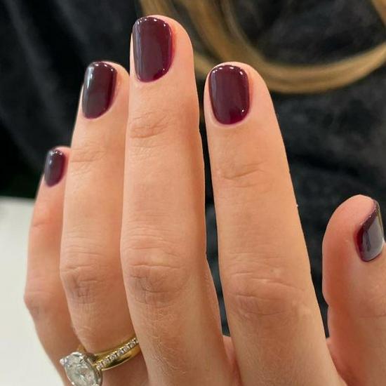 Solid Color Collection: Reusable Short Nail Stickers