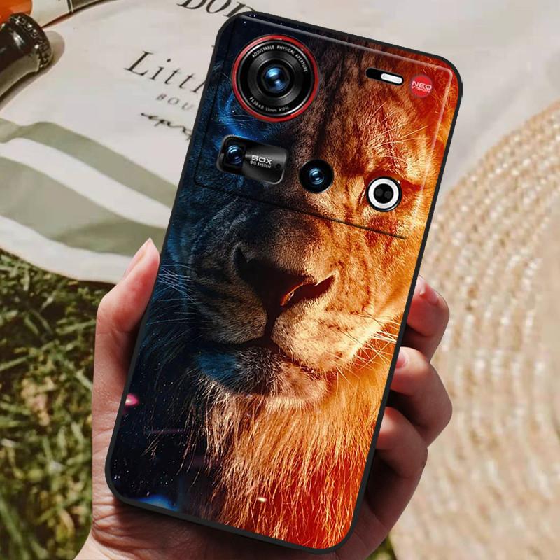 Pro pouzdro ZTE Nubia Z70 Ultra 5G 6,85'' Černé silikonové TPU měkký kryt telefonu pro Nubia Z70 Ultra Ochranné zadní kryty Z 70 Ultra