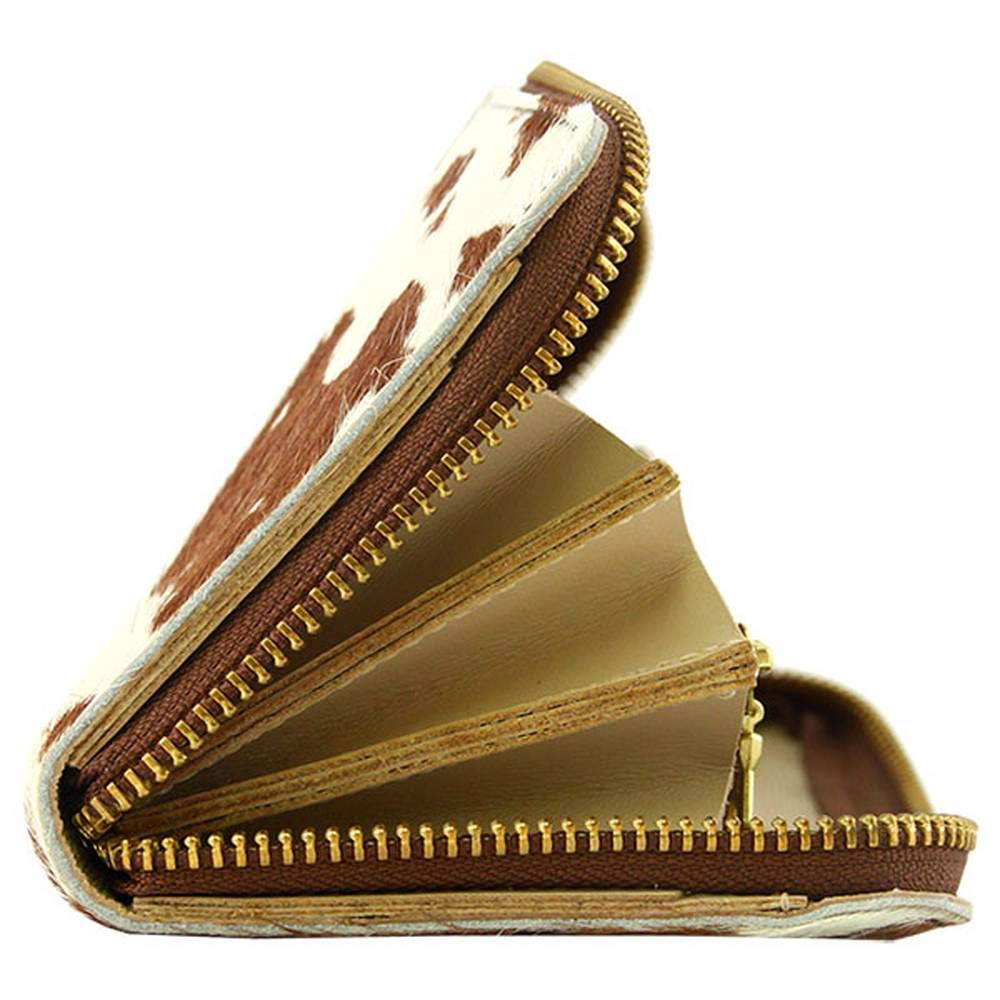 AGILITY Affa Grotto Harako Long Wallet, Leather, Round Zipper, Long Wallet, Made in Japan, CowhideLeopard