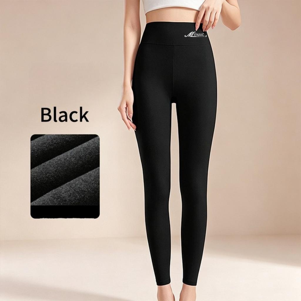 Samt, Warme Herbsthose, Damen, Nahtlos, Herbst und Winter, Plüsch, Dick, High Waist Leggings