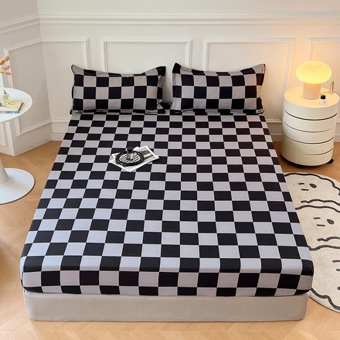 Queen Bonenjoy Size Fitted Bed Sheet With Elastic Band King Size Bed Cover Floral Style Sabanas Cama 150 Sheets No Pillowcase