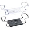 WENKO Siège Baignoire, Siege Baignoire Adultes, Personnes Agées, Longueur Ajustable, Capacité De Charge 120 Kg, Aluminium-Plastique