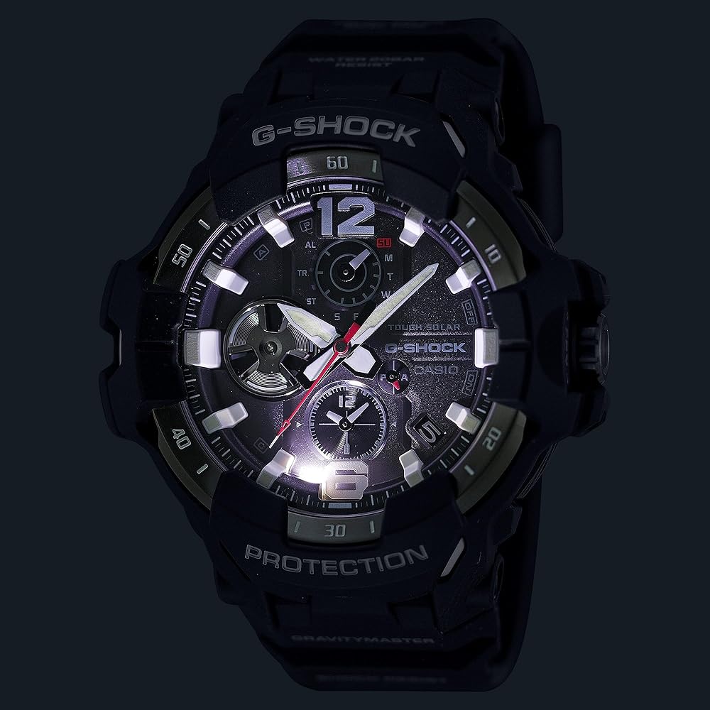 Casio G-Shock Gravitymaster Solar Analog Watch Black GR-B300-1A Men's Smartphone Link