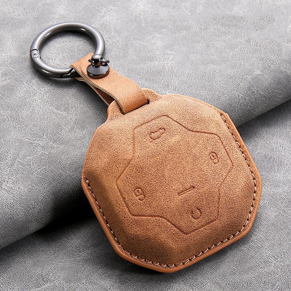 4 Buttons Car Remote Control Key Case Suede Leather Key Protect Cover Shell Accessories For Chery Jetour T2 Traveler 2025 2025
