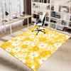 1PC Flower Pattern Non-Slip Floor carpet, suitable for Office, bedroomand playrooms. It can also be used as a sofa footrest cover-T72