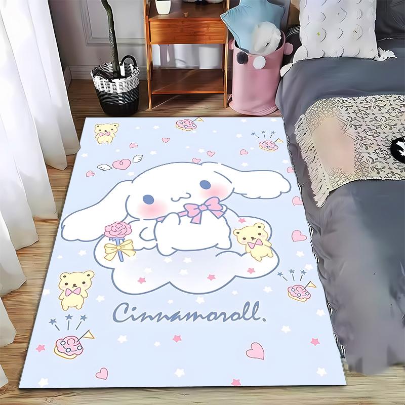 

Cinnamoroll Cloud Animal Pattern Rug Cute and Cozy Suitable for use as an anti-slip game mat for living room and bedroom sofas 40x60cm( 15x23in )