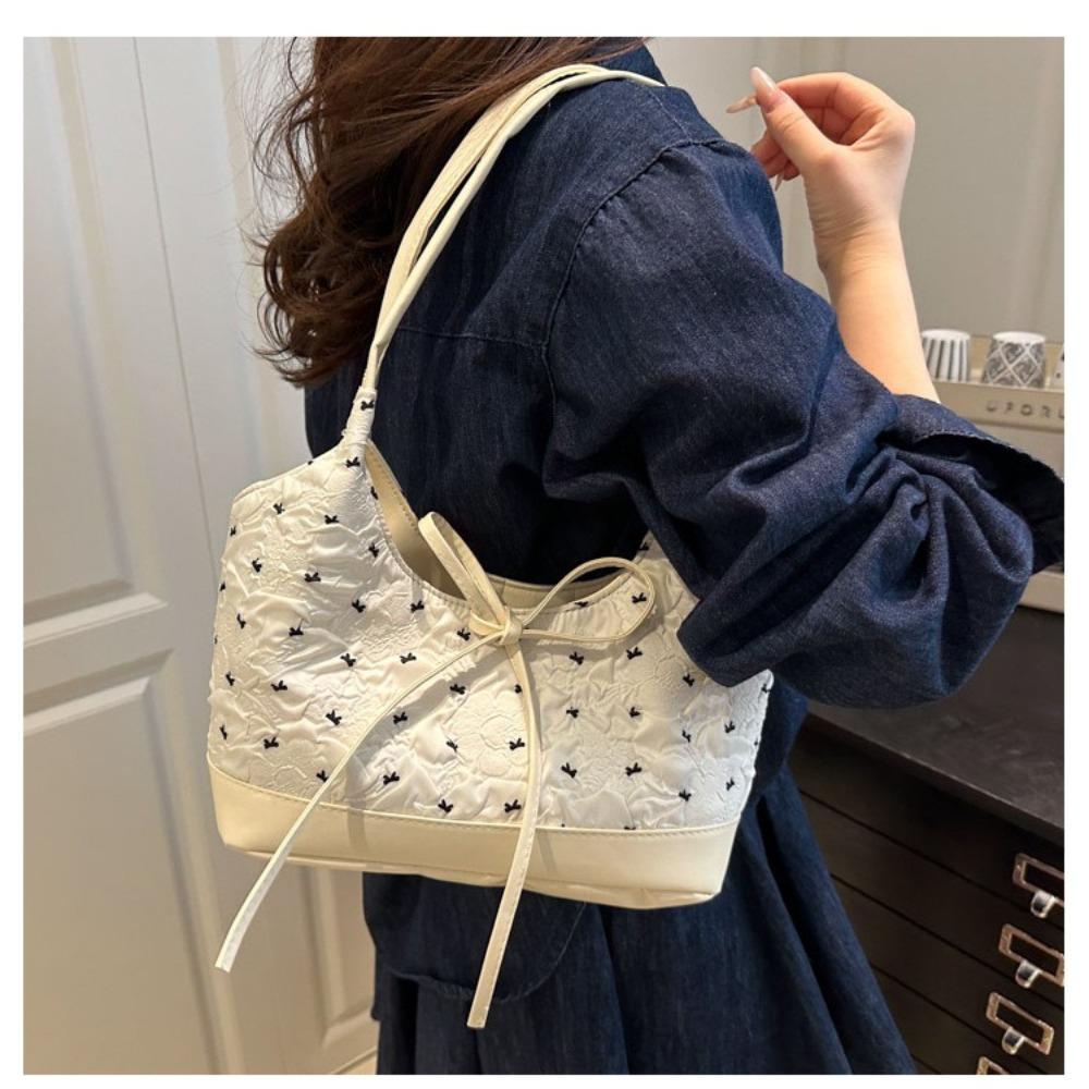 Sweet Underarm Bag French Tote Bag Trendy Armpit Bag  Ladies