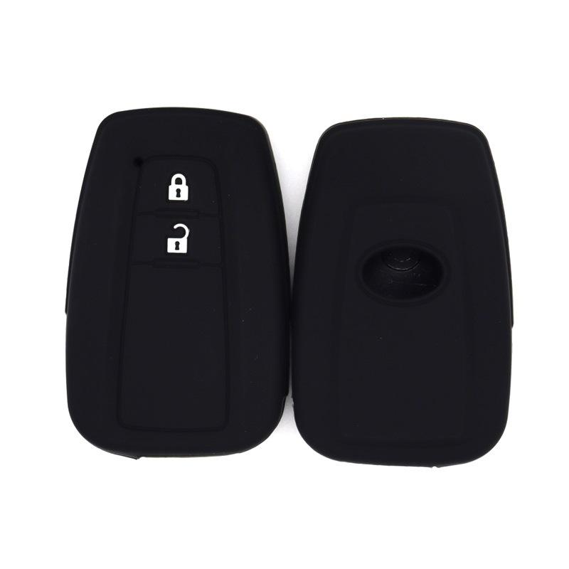 

Suitable for Toyota fence big Camry Asian Dragon Yize Raling Corolla car silicone key bag anti-fall key cover чёрный