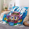 Dr. Slump  Print Flannel Blanket, High quality Comfortable for All Seasons, Home Decor, Warmth and Comfort