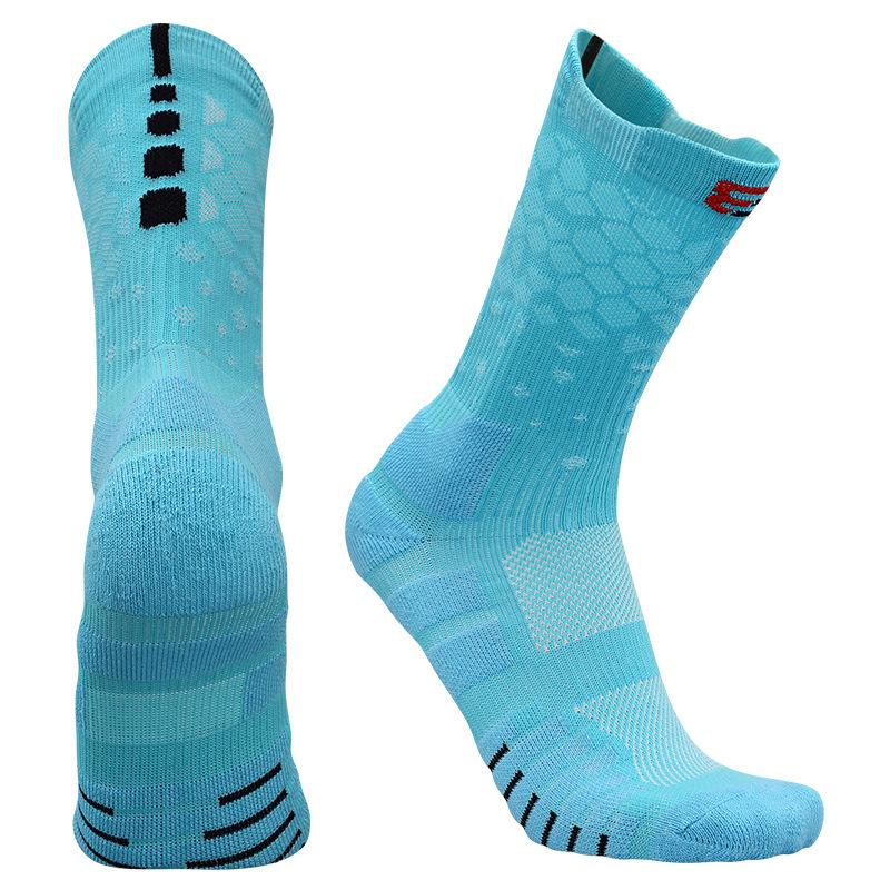 Men Thickened Elite Basketball Socks Cycling Young Cotton Towel Bottom Outdoor Sports Socks Men's Running Socks