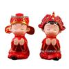 High-End Chinese Wedding Couple Figurine - Elegant Marriage Gift for Newlyweds