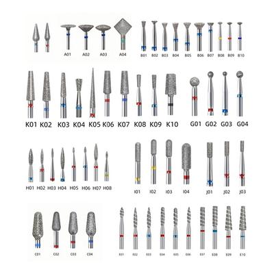Diamond Nail Drill Bit Mill Cutter All For Manicure Machine Bit Tools Accessories Cuticle Clean For Removing Nail Gel