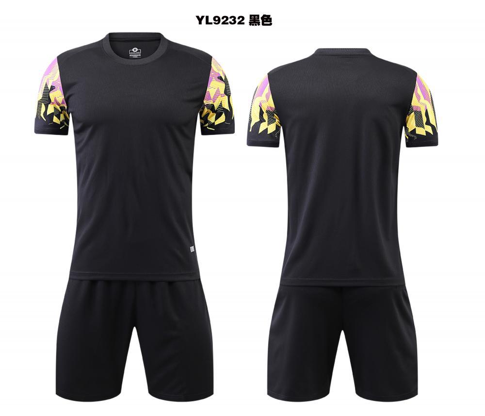 Summer Short Sleeve New Soccer Uniform Set Adult Kids Team Competition Training Uniform Sports Jersey 9232