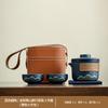 Outdoor camping tea making Yanhe Aoyama bird travel tea set activities business meeting souvenir
