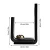 Adjustable Barn Door Floor Guide Anti Swing Wall Mount Floor Guide  Closet Doors