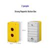 Strong Waterproof Magnetic Button Box: 1234-Position, Emergency Stop & Start Single Hole Control Switch.