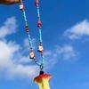 Summer dopamine apple core beaded color necklace women's spring and summer new sweet cool babes versatile dopamine collarbone