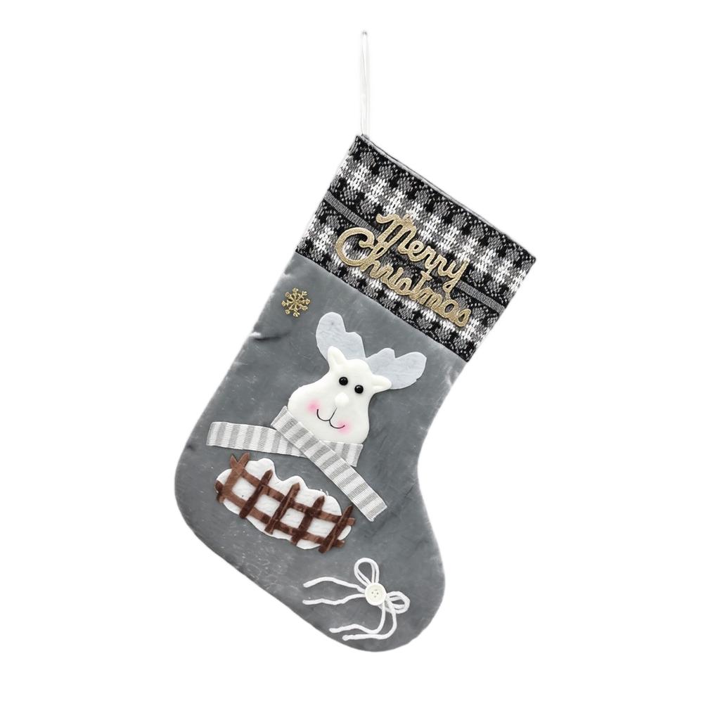 Christmas Stocking Hanging Ornament for Holiday Decor