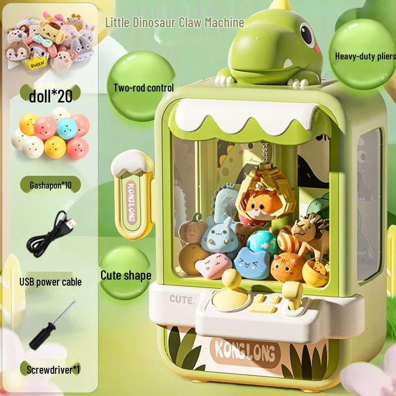 2026 Kids' Claw Machine Toy - Compact Home Arcade for Boys and Girls, Anti-Bump, Ideal Birthday Gift