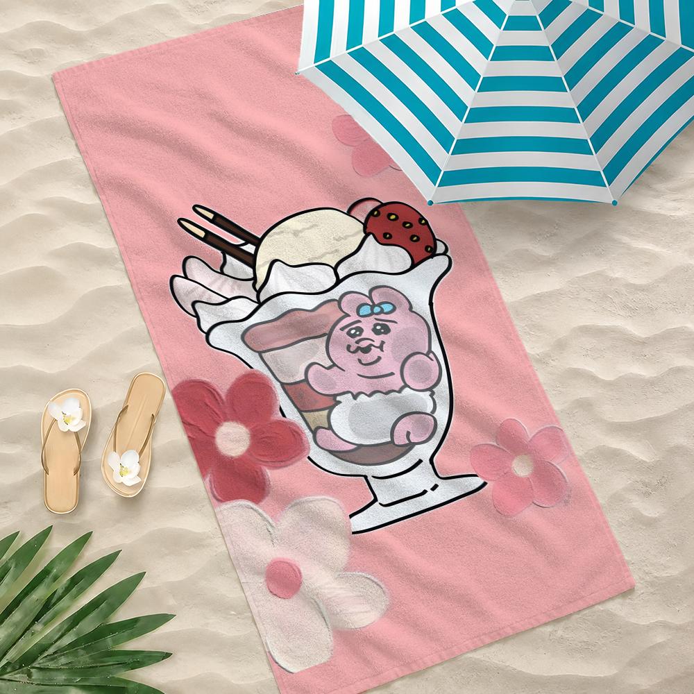 O-opanchu anime cute U-usagi Towel Towel Soft Pool Gift For Travel Gym Shower Camping Quick Dry Sports Large Beach Towels