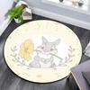 Thumper pattern round rug,Carpet Rug for Living Room Bedroom Playroom ,Non-slip Floor Mat,Holiday Gifts and Birthday Gifts.