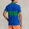 Polo Ralph Lauren Ss23 Wide Stripe Logo Print Cotton Short Sleeve Polo Shirt Men Tops Blue-Green MNPOKNI1N822155-401