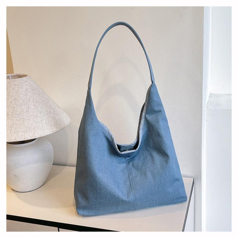 

Casual large-capacity bag women s new versatile shoulder bag premium sense child and mother tote bag светло-синий