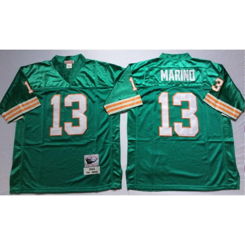 Miami Dolphins NFL Retro Jersey 13 Dan Marino Hall Of Fame Limited Edition Rugby Fan Apparel