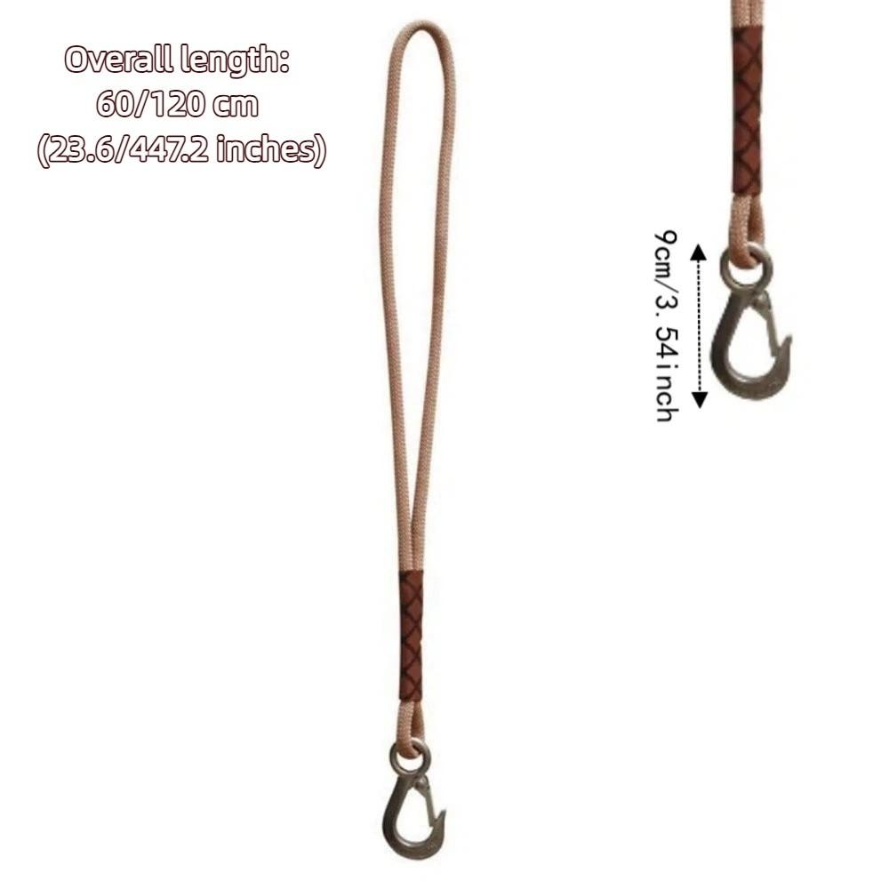 60/120cm Swing Suspension Rope Heavy Duty Hammock Chair Connection Rope Tie-Down Straps  Hammocks