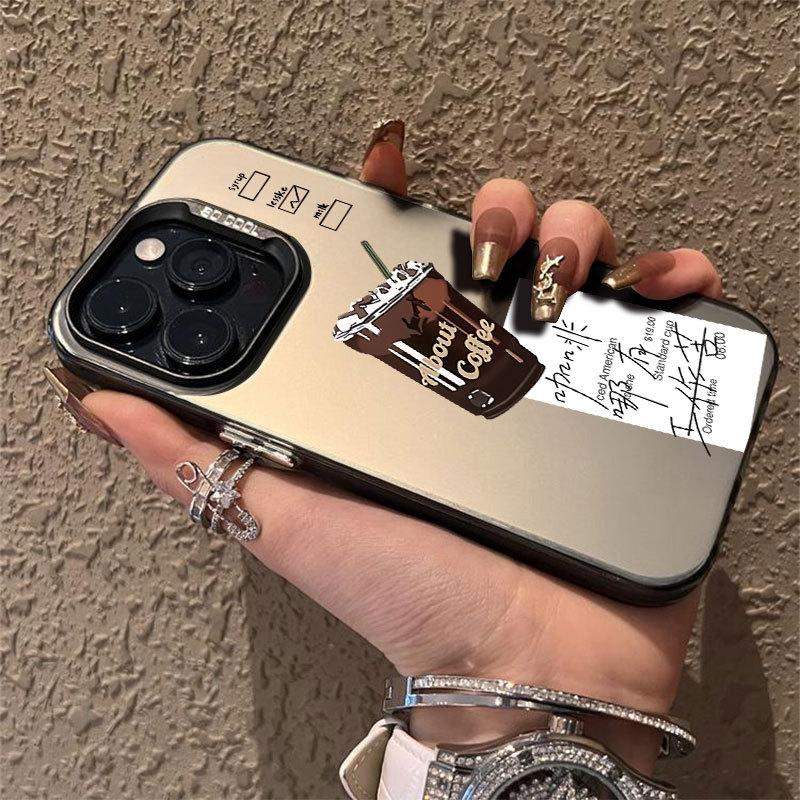 American Coffee Print Creative Hard Protective Phone Case For Apple Iphone