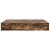 Storage Bed Frame Smoked Oak 150 X 200 Cm