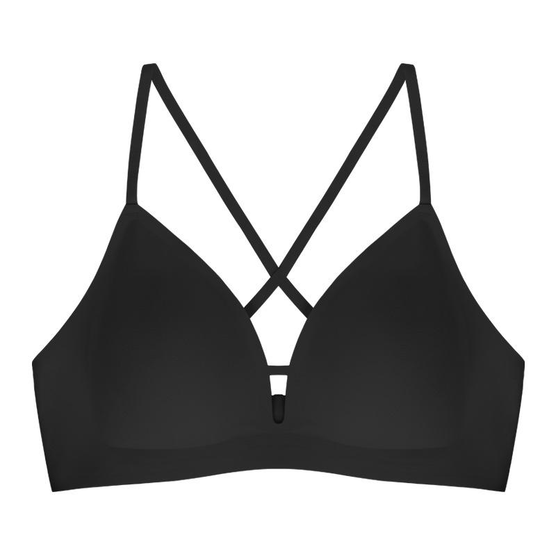 

Очаровательный бесшовный бюстгальтер-бралетт с V-образным вырезом для улучшенной поддержки и стиля XL