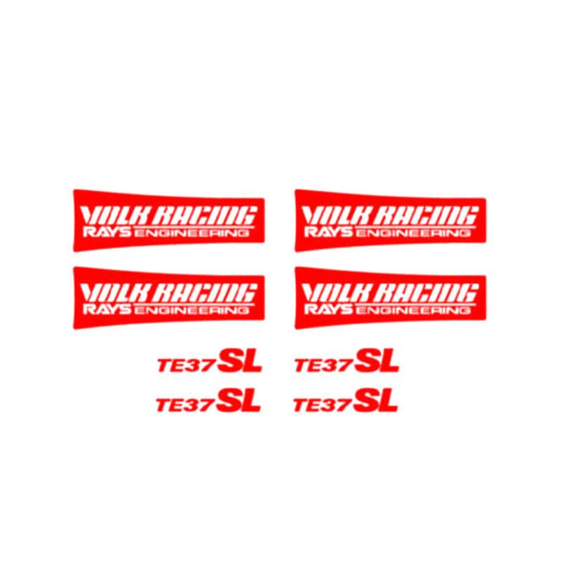 8pcs Wheel Rim Decals for TE37 SL Volk Racing Rays Engineering stickers JDM wheels зелёный