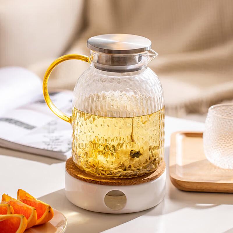 Zhuopu 1300ml High Borosilicate Glass Pitcher