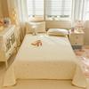 Milk fleece bed cover one side fleece one side cotton tatami sheet coral fleece padded mattress