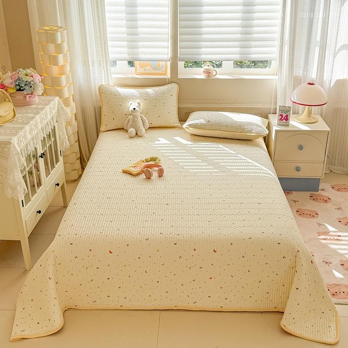 Milk fleece bed cover one side fleece one side cotton tatami sheet coral fleece padded mattress