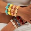 Bohemian Irregular Acrylic Vintage Colored Bracelets, Handicrafts