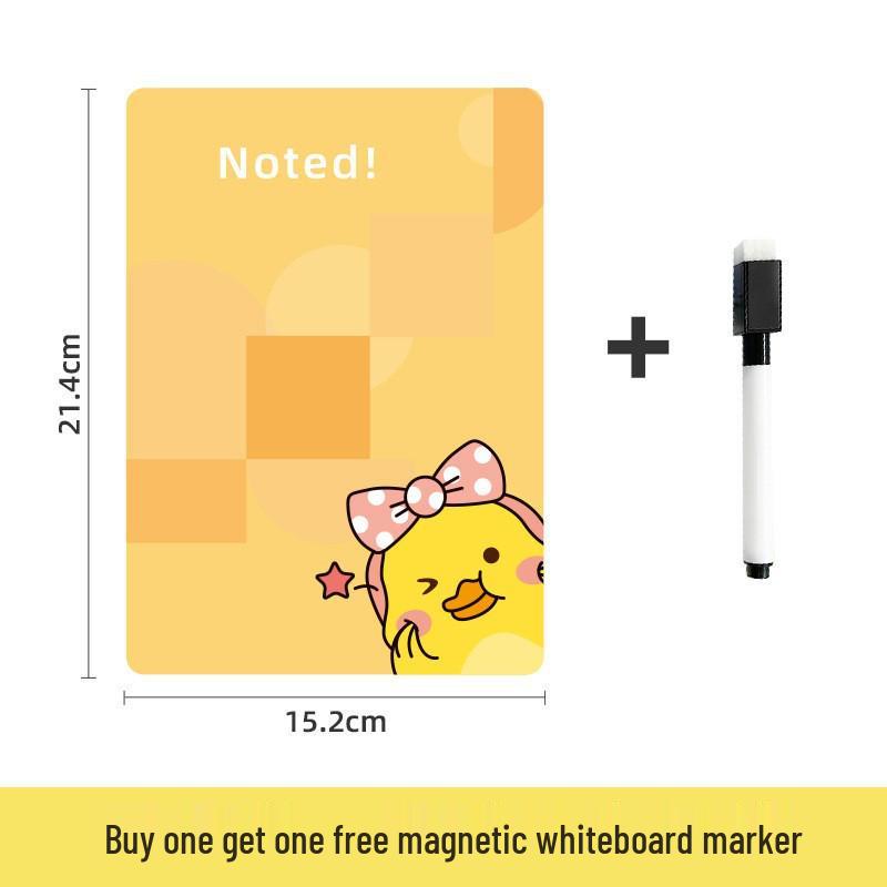 Cartoon Erasable Magnetic Whiteboard Memo Pad & Refrigerator Magnet Message Board