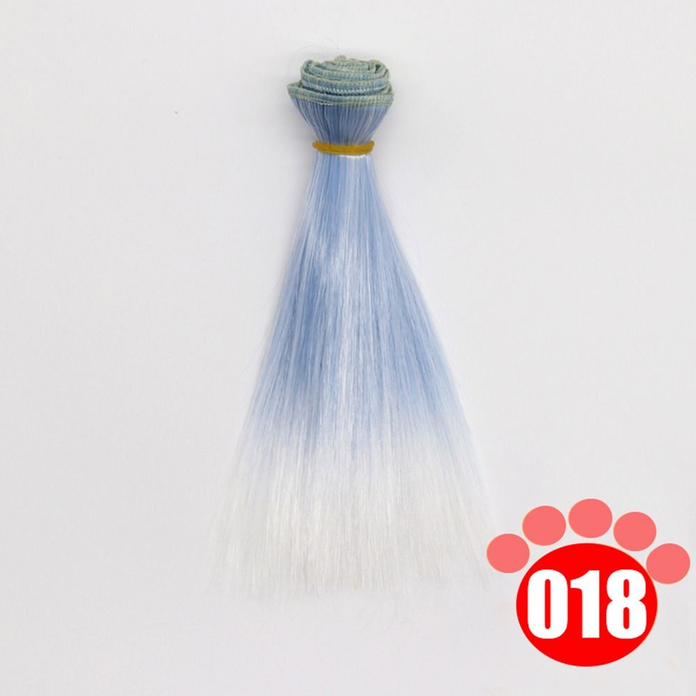 15*100CM Doll Hair Colorful Children Toy Gift 2024 Bjd Wig  for 1/4 1/6 1/8 Bjd