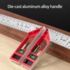 Multifunctional Steel Right Angles Hole Marking Ruler with Bubble Levels T Square Ruler For Woodworking Precise Measuring