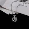 RUI RUI YU New Fashion Crystal Snowflakes Necklaces for Women Simple Stylish Girls Accessories Daily Wear Party Statement Jewelry Gifts