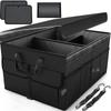 Foldable Car Trunk Organizer Box Large Capacity 60L Storage Bin With Handle SUV Sedan Hatchback