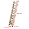 1/12 Dollhouse Staircase Ladder Dolls House Stair Model Dollhouse Miniature Furniture Accessories Pretend Play Toys