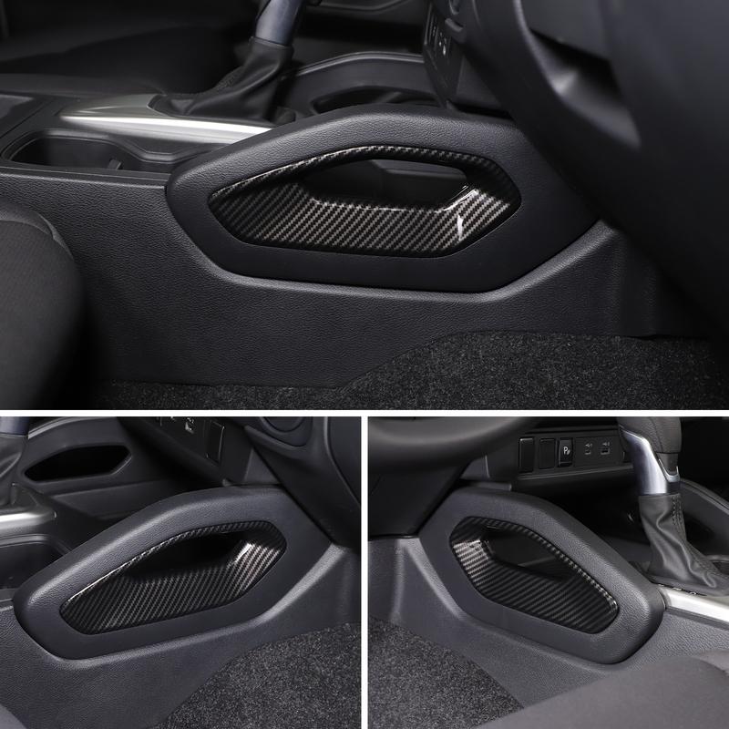ABS Material Carbon Fiber Pattern Central Control Air Outlet Steering Wheel Grid Decorative Cover For Nissan Frontier -2024