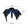 Artificial Feather Cape, Scarf, Halloween Shrug, Multi-layer Accessories, Women, Comfortable